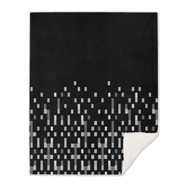 Black and White Matrix Patterned Design