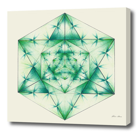 Merkaba -Green Cube Metatron