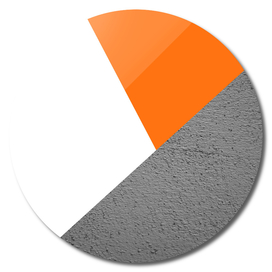 Cement vs orange diagonal