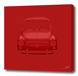Fiat 600 red