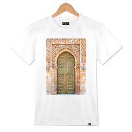 Vintage Arabian Door Hassan Tower Morocco