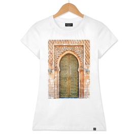 Vintage Arabian Door Hassan Tower Morocco