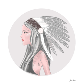 Native American girl