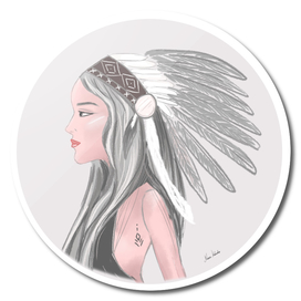 Native American girl