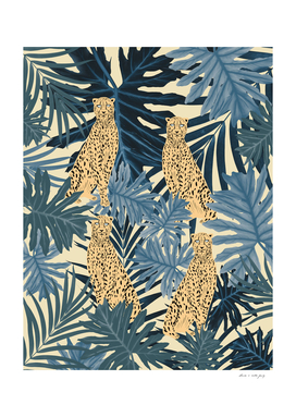 Summer Cheetah Jungle Vibes #1 #tropical #decor #art