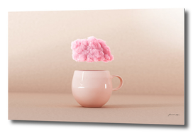 Cup with pink cloudg