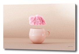 Cup with pink cloudg