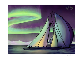 Aurora Borealis boat