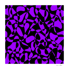 Abstract pattern - black and purple.