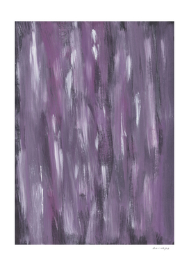 Touching Purple Black White Watercolor Abstract #1 #painting