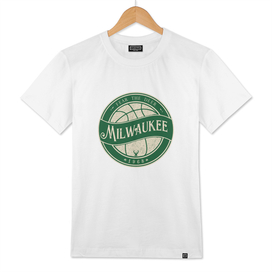 Milwaukee basketball green vintage logo