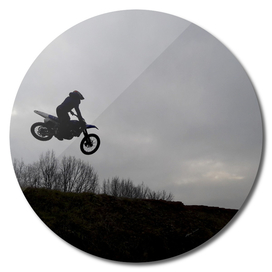 Motocross race - jumps, fun and risk