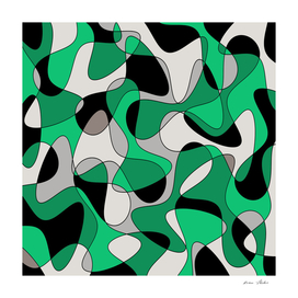 Abstract pattern - gray and green.