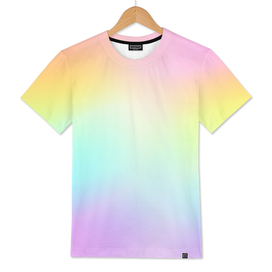 Beautiful Pastel Rainbow Ombre Design