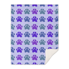 Purple Paw Prints