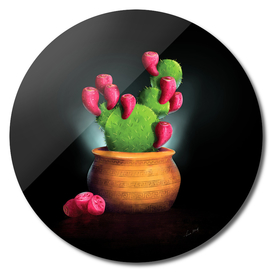 Potted Glowing Cactus