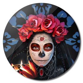 Dia de los Muertos (Day of the Dead) - Rose