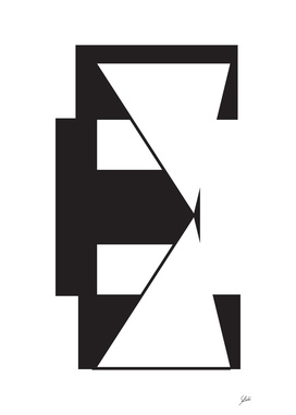 Typography letter E