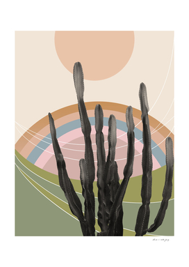 Cactus in the Desert #2 #tropical #wall #art