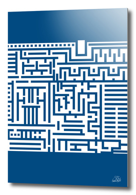Maze Blue