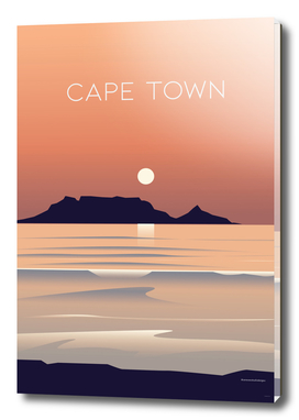 Cape Town South Africa Travel Poster