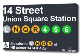 new york subway signage
