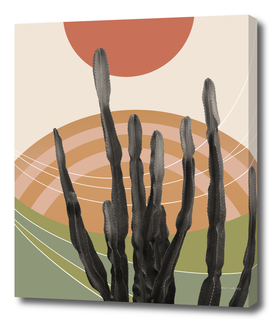 Cactus in the Desert #3 #tropical #wall #art