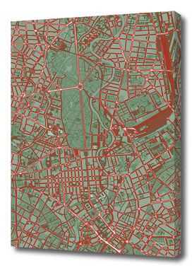 Berlin city map pop