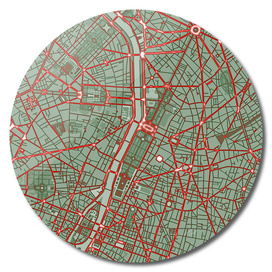 Paris city map pop