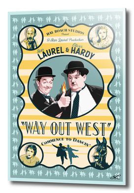 Laurel & Hardy - Way Out West (Color)