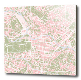 Berlin city map vintage