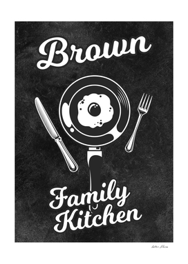 Brown Family Kitchen Egg