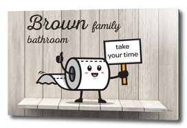Brown Family Bathroom