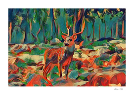 DEER IN THE FOREST