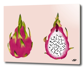 Dragonfruit - Texture Rich Food Illustration
