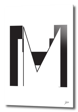 Typography letter M
