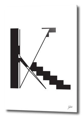 Typography letter K