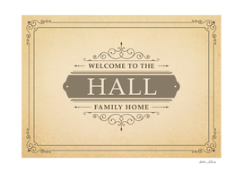 Welcome to the Hall Family Home