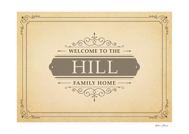 Welcome to the Hill Family Home