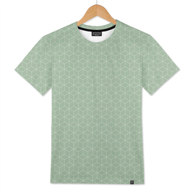 Sashiko stitching Green pattern 1