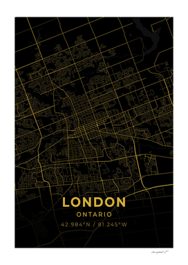London Ontario City Map