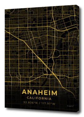 Anaheim City Map
