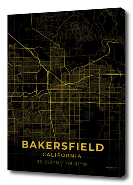 Bakersfield City Map