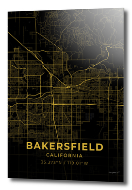 Bakersfield City Map