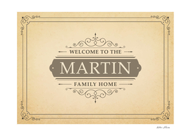 Welcome to the Martin Family Home