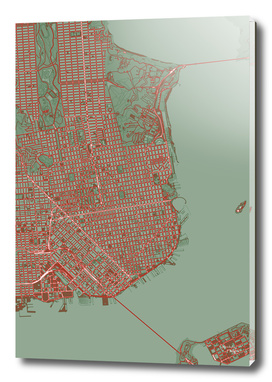 San Francisco city map pop