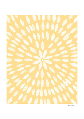 Mandala Flower #5 #yellow #drawing #decor #art