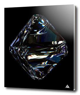 Dispersion clear Diamond on black