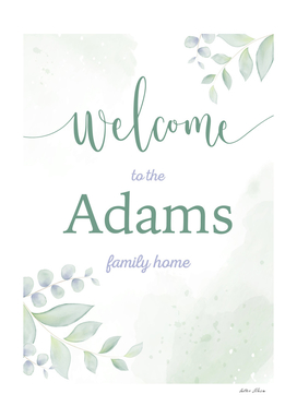 Welcome to the Adams Family