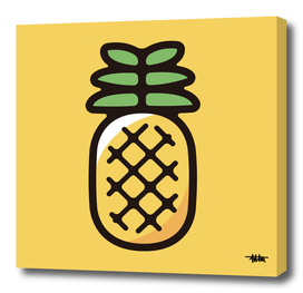 Pineapple : Minimalistic icon series